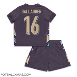 England Conor Gallagher #16 Bortedraktsett Barn EM 2024 Kortermet (+ Korte bukser)