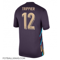 England Kieran Trippier #12 Bortedrakt EM 2024 Kortermet