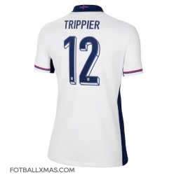 England Kieran Trippier #12 Hjemmedrakt Dame EM 2024 Kortermet