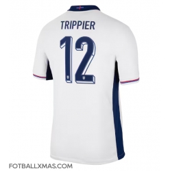 England Kieran Trippier #12 Hjemmedrakt EM 2024 Kortermet