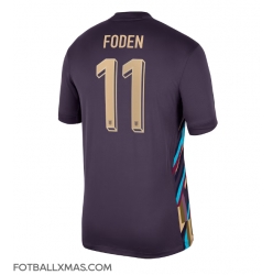 England Phil Foden #11 Bortedrakt EM 2024 Kortermet