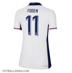 England Phil Foden #11 Hjemmedrakt Dame EM 2024 Kortermet