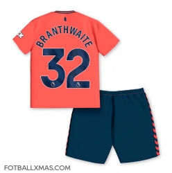 Everton Jarrad Branthwaite #32 Bortedraktsett Barn 2023-24 Kortermet (+ Korte bukser)