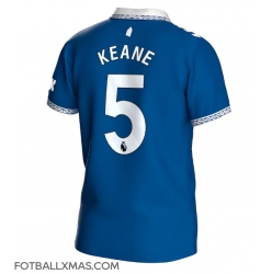 Everton Michael Keane #5 Hjemmedrakt 2023-24 Kortermet