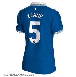 Everton Michael Keane #5 Hjemmedrakt Dame 2023-24 Kortermet