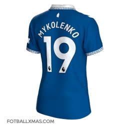 Everton Vitaliy Mykolenko #19 Hjemmedrakt Dame 2023-24 Kortermet