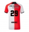 Feyenoord Santiago Gimenez #29 Hjemmedrakt 2024-25 Kortermet