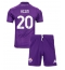 Fiorentina Moise Kean #20 Hjemmedraktsett Barn 2024-25 Kortermet (+ Korte bukser)