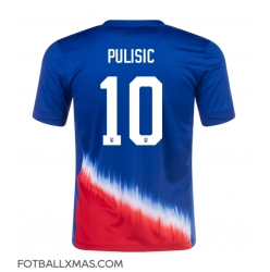 Forente Stater Christian Pulisic #10 Bortedrakt Copa America 2024 Kortermet