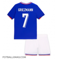 Frankrike Antoine Griezmann #7 Hjemmedraktsett Barn EM 2024 Kortermet (+ Korte bukser)