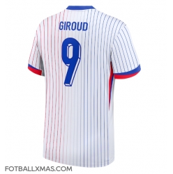 Frankrike Olivier Giroud #9 Bortedrakt EM 2024 Kortermet