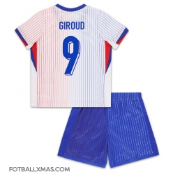 Frankrike Olivier Giroud #9 Bortedraktsett Barn EM 2024 Kortermet (+ Korte bukser)