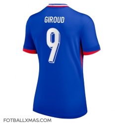 Frankrike Olivier Giroud #9 Hjemmedrakt Dame EM 2024 Kortermet