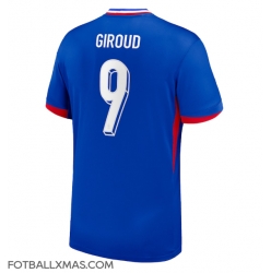 Frankrike Olivier Giroud #9 Hjemmedrakt EM 2024 Kortermet