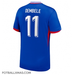 Frankrike Ousmane Dembele #11 Hjemmedrakt EM 2024 Kortermet