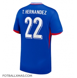 Frankrike Theo Hernandez #22 Hjemmedrakt EM 2024 Kortermet