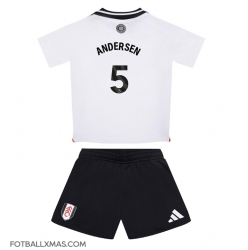 Fulham Joachim Andersen #5 Hjemmedraktsett Barn 2024-25 Kortermet (+ Korte bukser)