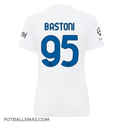 Inter Milan Alessandro Bastoni #95 Bortedrakt Dame 2023-24 Kortermet