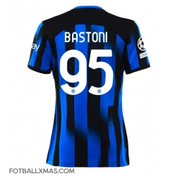 Inter Milan Alessandro Bastoni #95 Hjemmedrakt Dame 2023-24 Kortermet