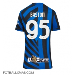 Inter Milan Alessandro Bastoni #95 Hjemmedrakt Dame 2024-25 Kortermet