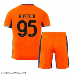 Inter Milan Alessandro Bastoni #95 Tredjedraktsett Barn 2023-24 Kortermet (+ Korte bukser)