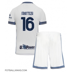 Inter Milan Davide Frattesi #16 Bortedraktsett Barn 2024-25 Kortermet (+ Korte bukser)