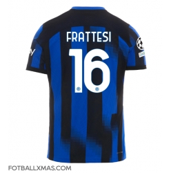 Inter Milan Davide Frattesi #16 Hjemmedrakt 2023-24 Kortermet