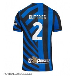 Inter Milan Denzel Dumfries #2 Hjemmedrakt 2024-25 Kortermet