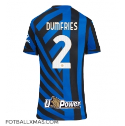 Inter Milan Denzel Dumfries #2 Hjemmedrakt Dame 2024-25 Kortermet