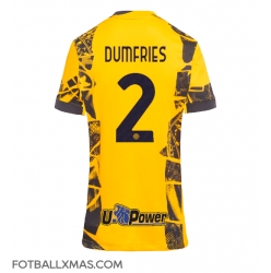 Inter Milan Denzel Dumfries #2 Tredjedrakt Dame 2024-25 Kortermet