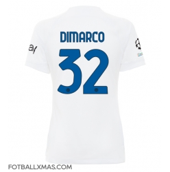 Inter Milan Federico Dimarco #32 Bortedrakt Dame 2023-24 Kortermet