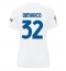 Inter Milan Federico Dimarco #32 Bortedrakt Dame 2023-24 Kortermet