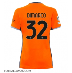 Inter Milan Federico Dimarco #32 Tredjedrakt Dame 2023-24 Kortermet