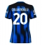 Inter Milan Hakan Calhanoglu #20 Hjemmedrakt Dame 2023-24 Kortermet