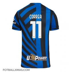 Inter Milan Joaquin Correa #11 Hjemmedrakt 2024-25 Kortermet