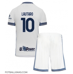 Inter Milan Lautaro Martinez #10 Bortedraktsett Barn 2024-25 Kortermet (+ Korte bukser)