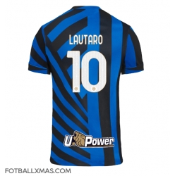 Inter Milan Lautaro Martinez #10 Hjemmedrakt 2024-25 Kortermet