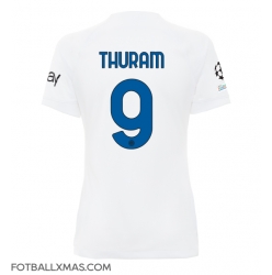 Inter Milan Marcus Thuram #9 Bortedrakt Dame 2023-24 Kortermet