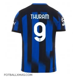 Inter Milan Marcus Thuram #9 Hjemmedrakt 2023-24 Kortermet