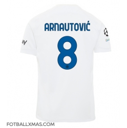 Inter Milan Marko Arnautovic #8 Bortedrakt 2023-24 Kortermet