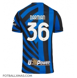 Inter Milan Matteo Darmian #36 Hjemmedrakt 2024-25 Kortermet