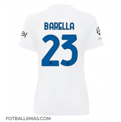 Inter Milan Nicolo Barella #23 Bortedrakt Dame 2023-24 Kortermet