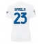 Inter Milan Nicolo Barella #23 Bortedrakt Dame 2023-24 Kortermet