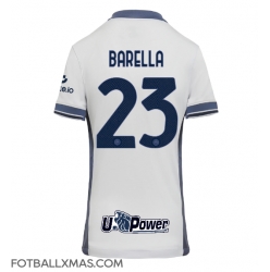 Inter Milan Nicolo Barella #23 Bortedrakt Dame 2024-25 Kortermet