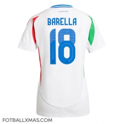 Italia Nicolo Barella #18 Bortedrakt Dame EM 2024 Kortermet