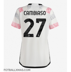 Juventus Andrea Cambiaso #27 Bortedrakt Dame 2023-24 Kortermet