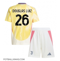 Juventus Douglas Luiz #26 Bortedraktsett Barn 2024-25 Kortermet (+ Korte bukser)