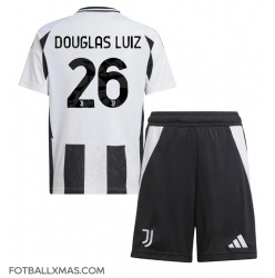 Juventus Douglas Luiz #26 Hjemmedraktsett Barn 2024-25 Kortermet (+ Korte bukser)