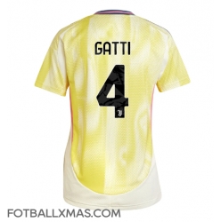 Juventus Federico Gatti #4 Bortedrakt Dame 2024-25 Kortermet