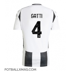 Juventus Federico Gatti #4 Hjemmedrakt 2024-25 Kortermet